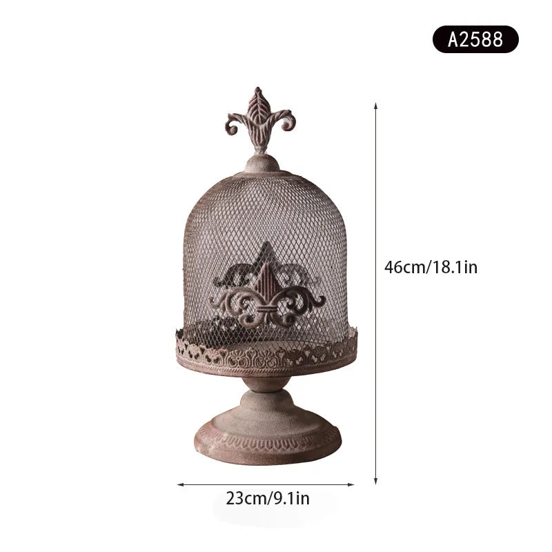 American Iron Industrial Style Candle Holder