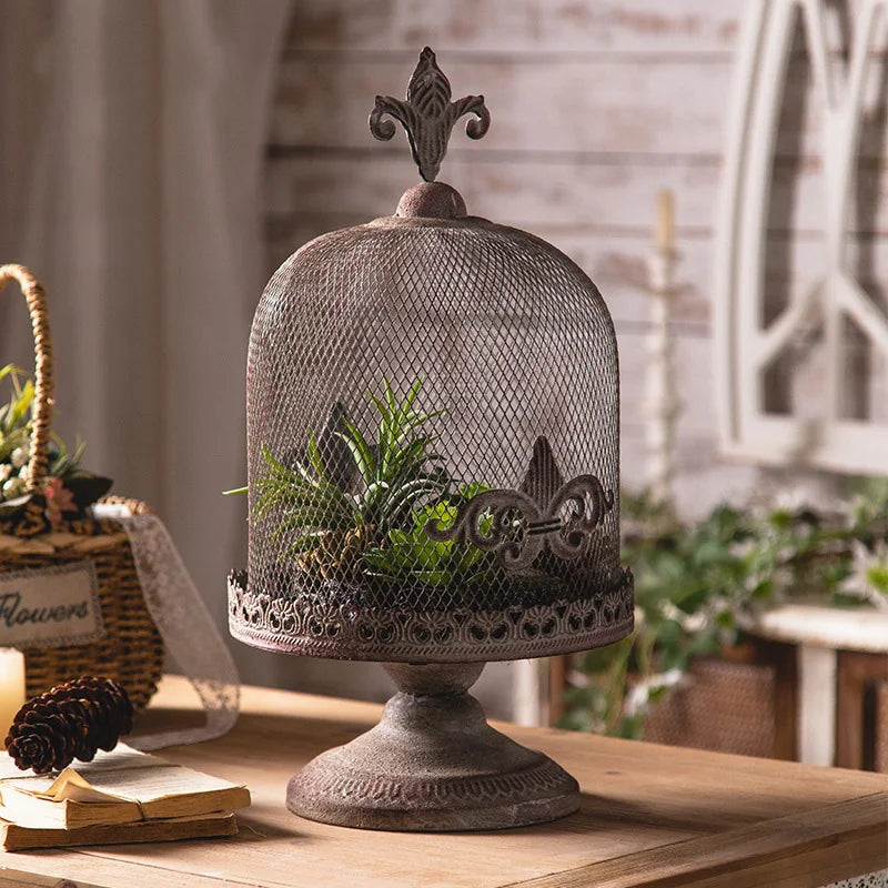 American Iron Industrial Style Candle Holder