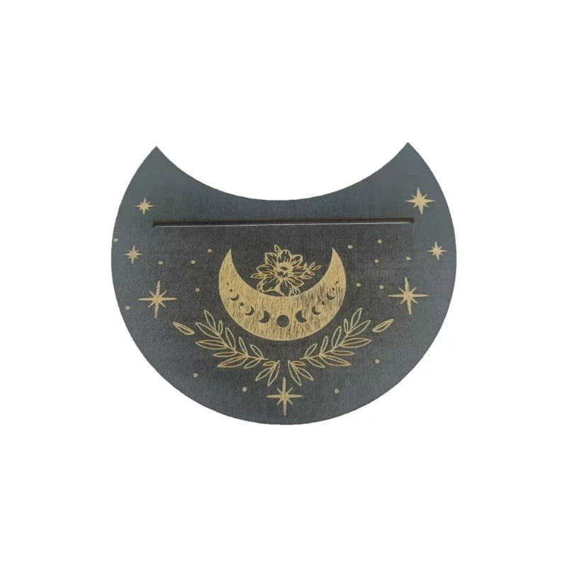 Wooden Moon Tarot Card Stand