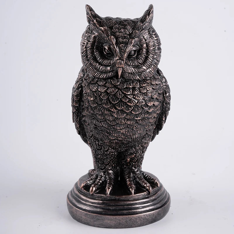 Retro Gothic Animal Candle Holder - Black Owl/Bat/Wolf/Crow/Cat