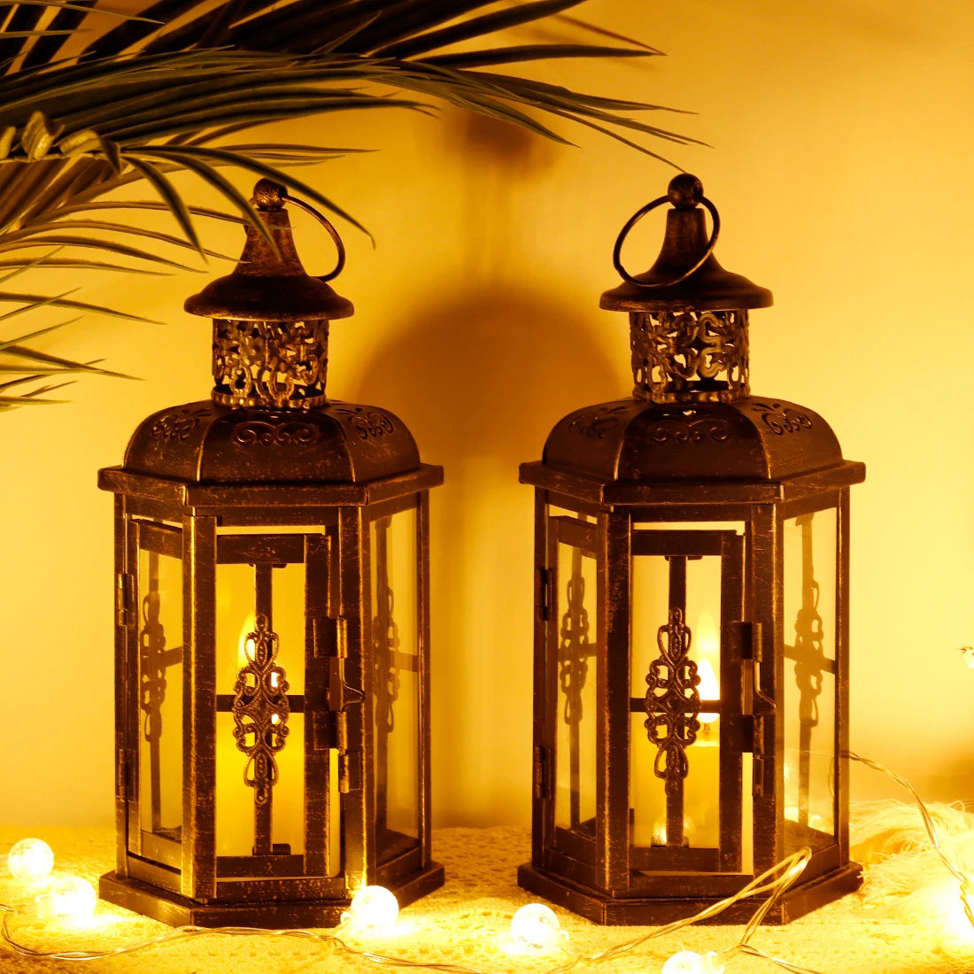 Vintage Nordic Candle Holder Lantern