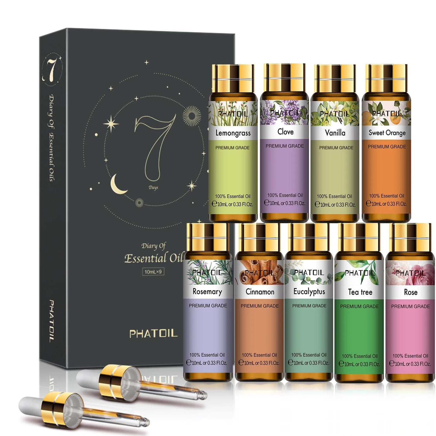 9pcs Essential Oils Set 10ml