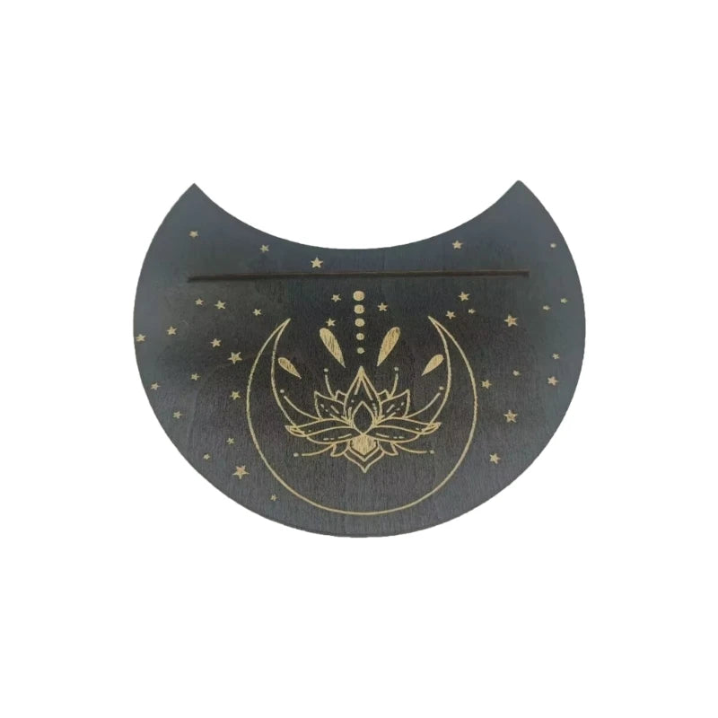 Wooden Moon Tarot Card Stand