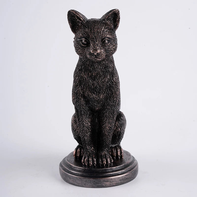 Retro Gothic Animal Candle Holder - Black Owl/Bat/Wolf/Crow/Cat