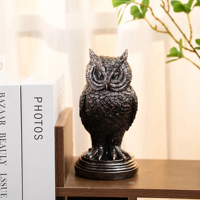 Retro Gothic Animal Candle Holder - Black Owl/Bat/Wolf/Crow/Cat