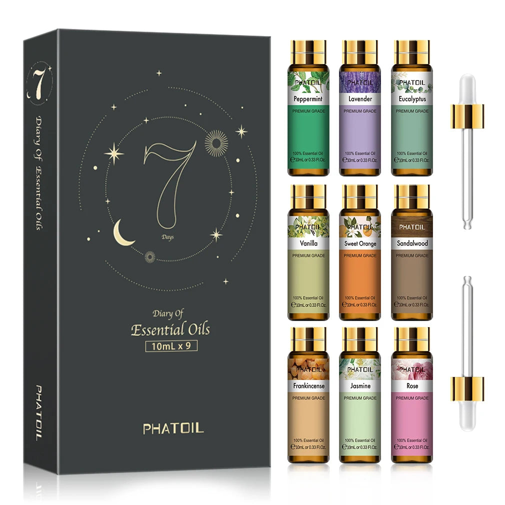 9pcs Essential Oils Set 10ml