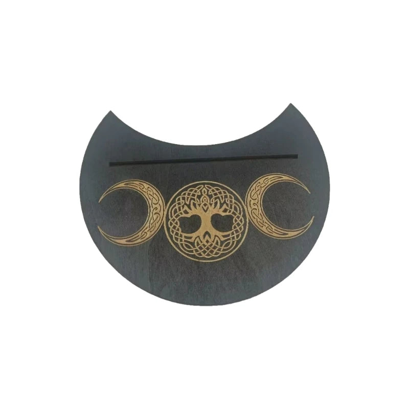 Wooden Moon Tarot Card Stand