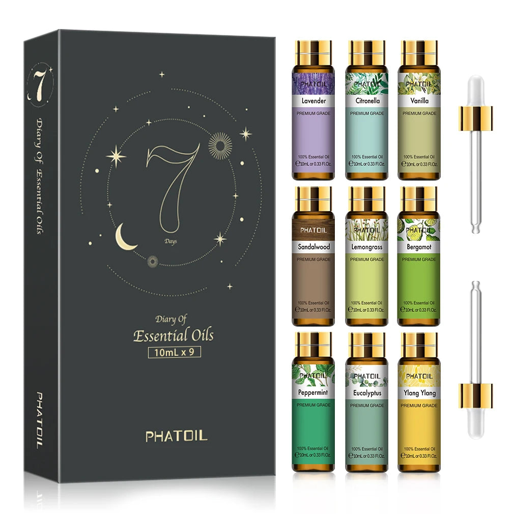 9pcs Essential Oils Set 10ml