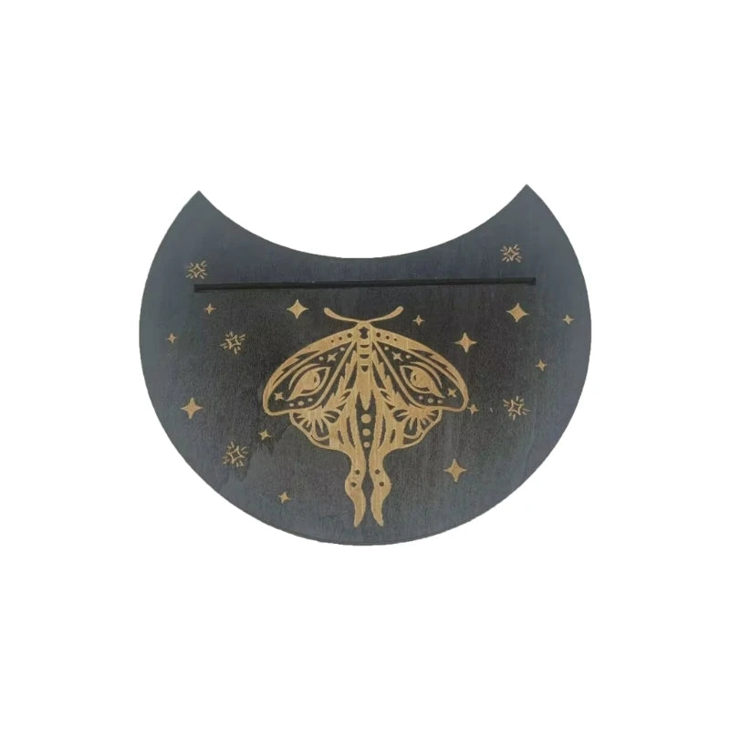 Wooden Moon Tarot Card Stand