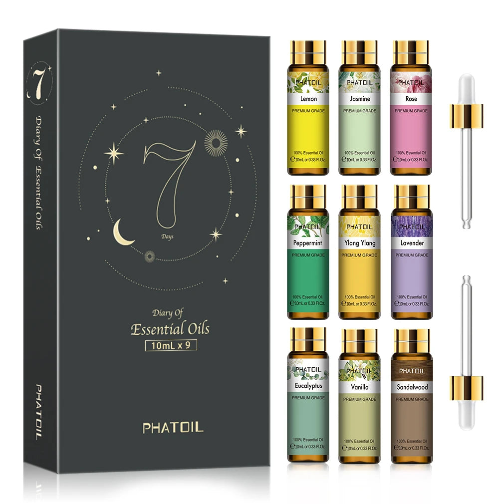 9pcs Essential Oils Set 10ml