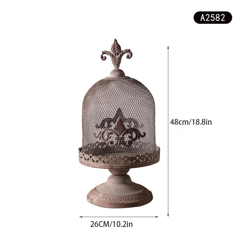 American Iron Industrial Style Candle Holder
