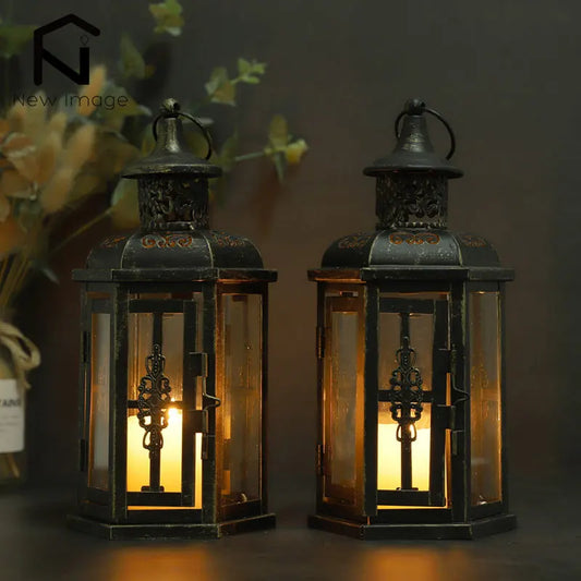 Vintage Nordic Candle Holder Lantern