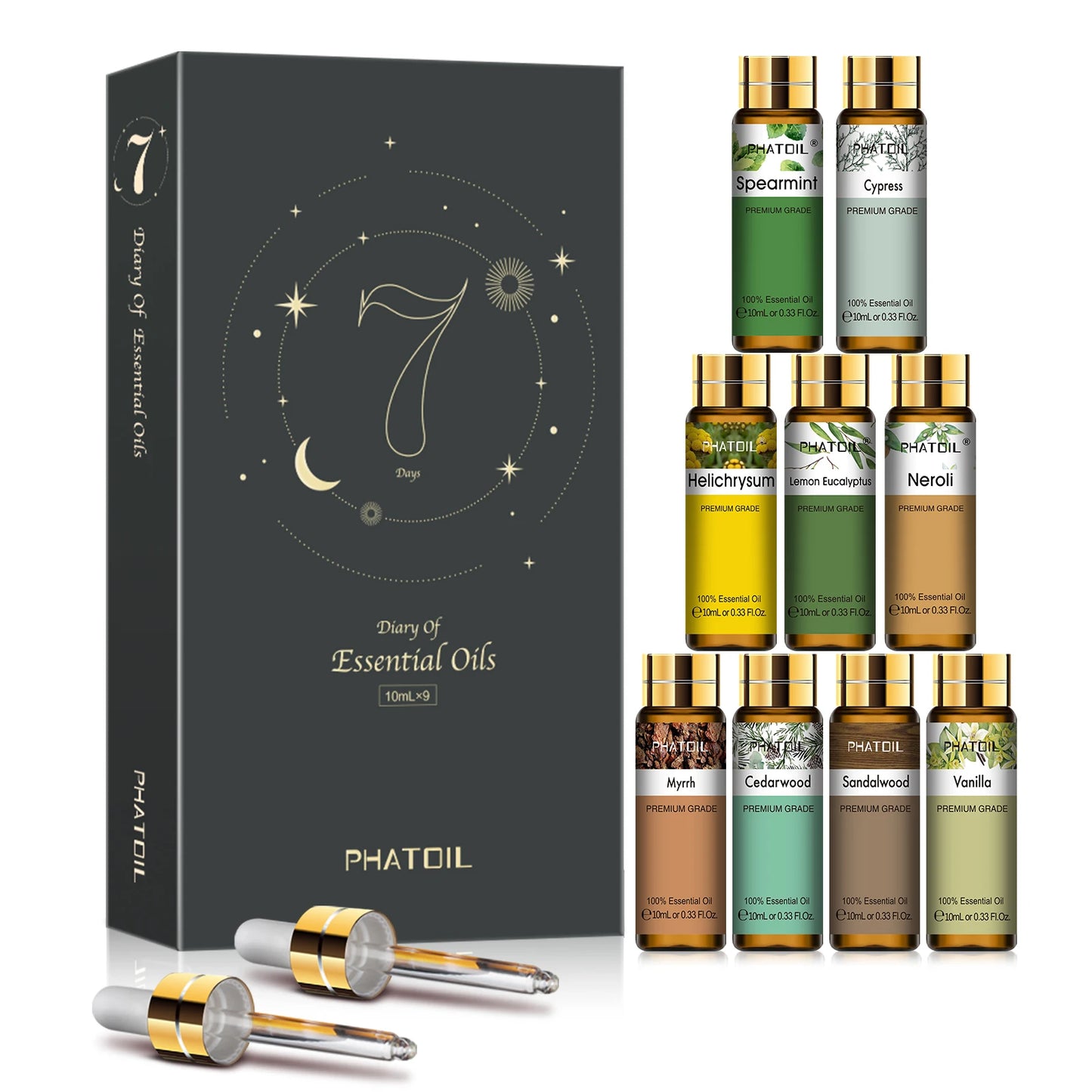 9pcs Essential Oils Set 10ml