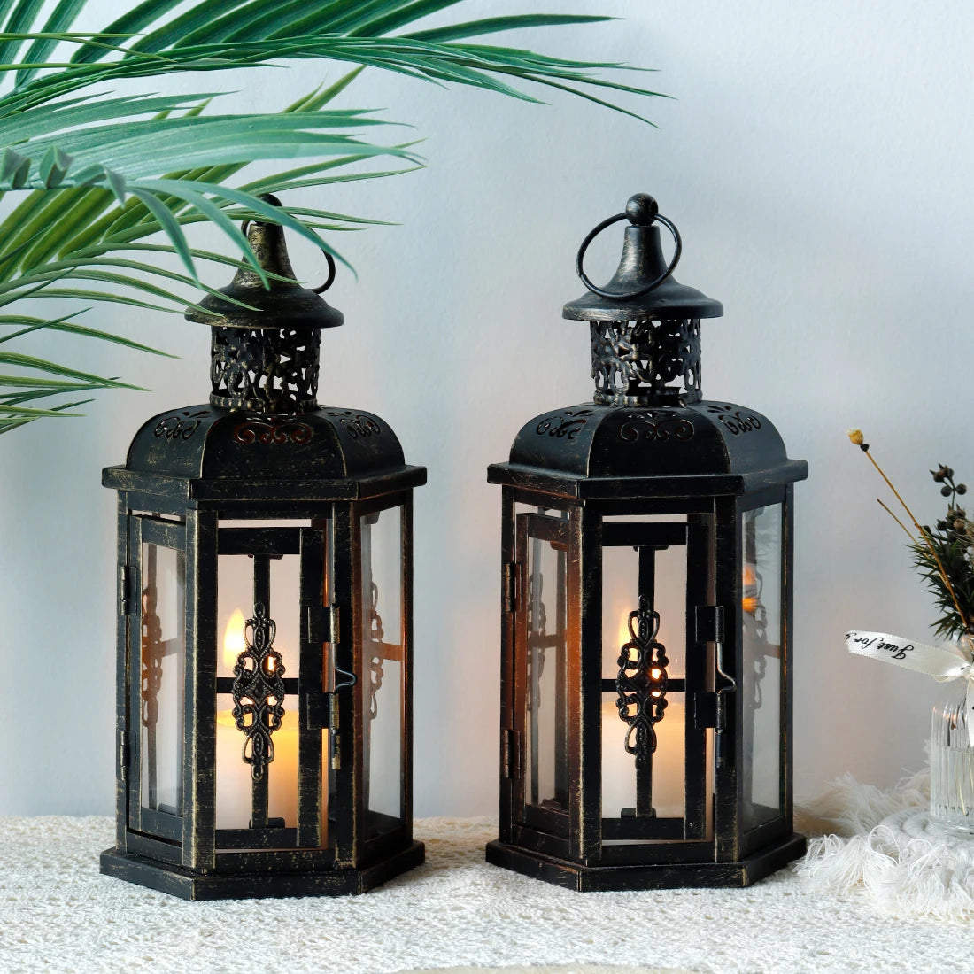 Vintage Nordic Candle Holder Lantern